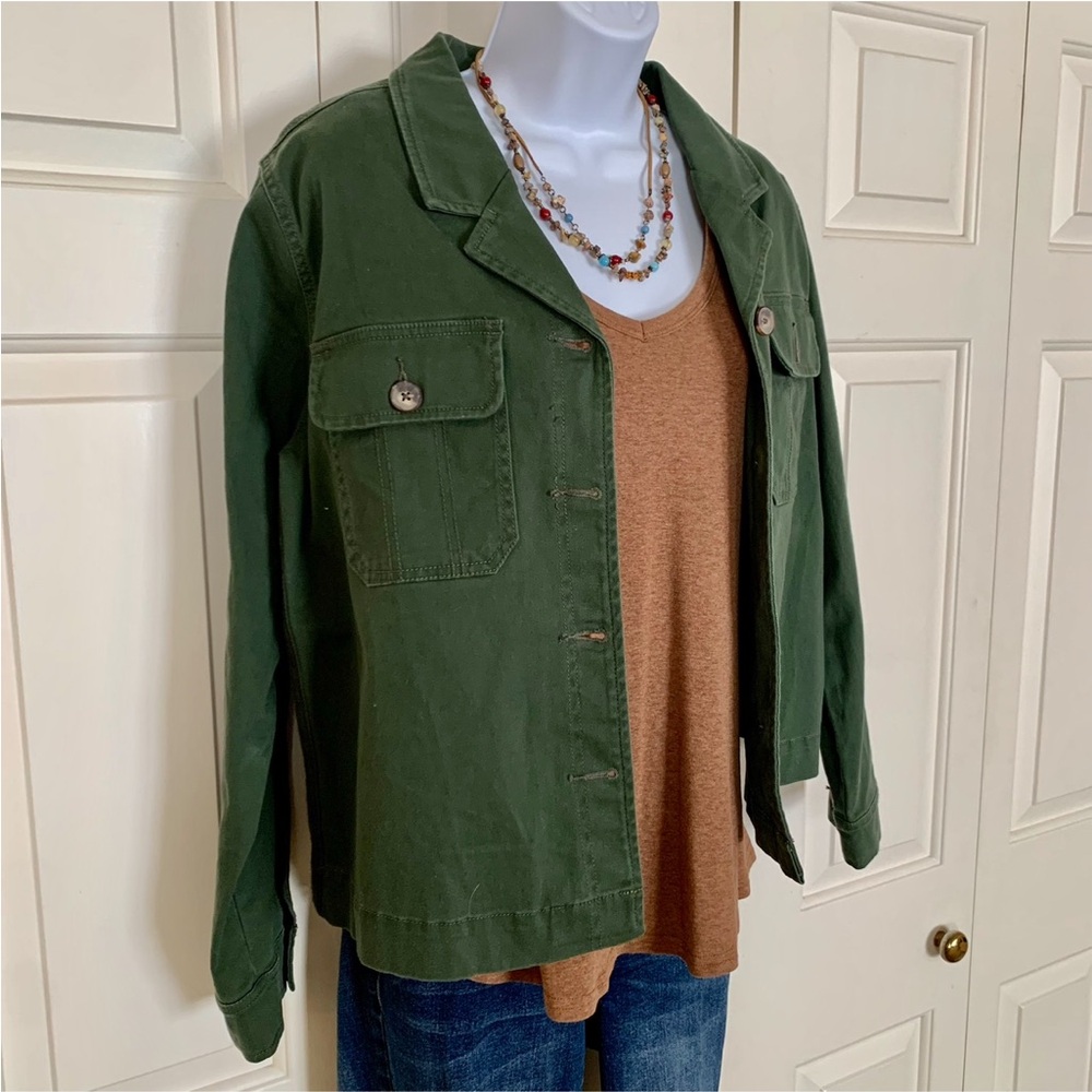 Dark Green Casual Jacket by Sanctuary